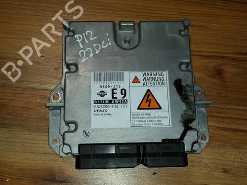 Used Engine control unit (ECU) Engine control unit (ECU) NISSAN PRIMERA Hatchback (P12) 2.2 dCi (139 hp) 33490719 33490719