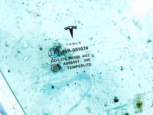 Dør rude højre foran TESLA MODEL S (5YJS) 75 | BP38314646C19 - Image 3