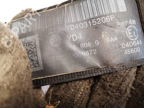 Rear right seatbelt VW PASSAT B6 (3C2) 2.0 FSI | BP35159748I28 - Image 3