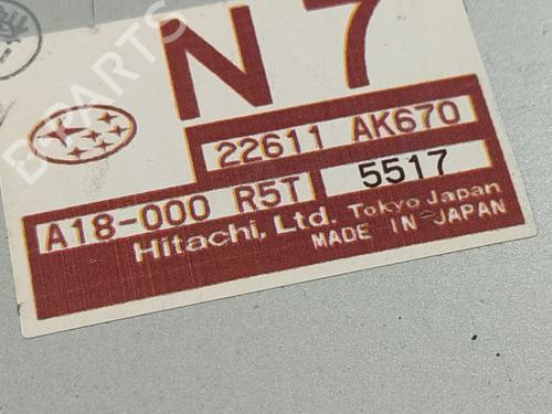 Engine control unit (ECU) SUBARU FORESTER (SG_) 2.0 X AWD (SG5) | BP32558593M57  - Image 5