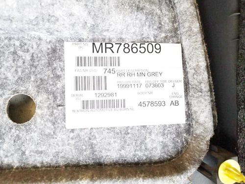 Rear right panel MITSUBISHI SPACE STAR MPV (DG_A) 1.3 16V (DG1A) | BP35632128C61 - Image 3