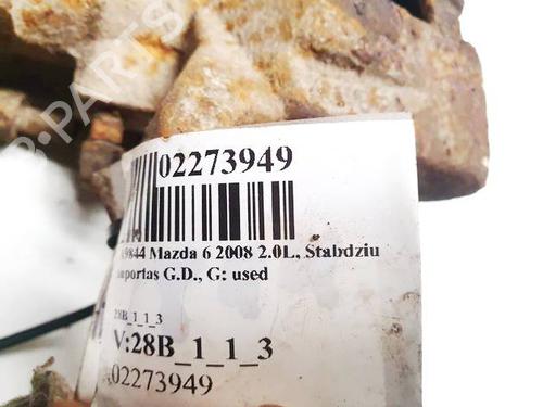 Right rear brake caliper MAZDA 6 Hatchback (GH) 2.0 MZR-CD (GH14) | BP35109669M106 - Image 2