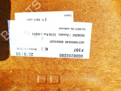 Rear parcel shelf MERCEDES-BENZ E-CLASS (W211) E 220 CDI (211.006) | BP37093897C85 - Image 3