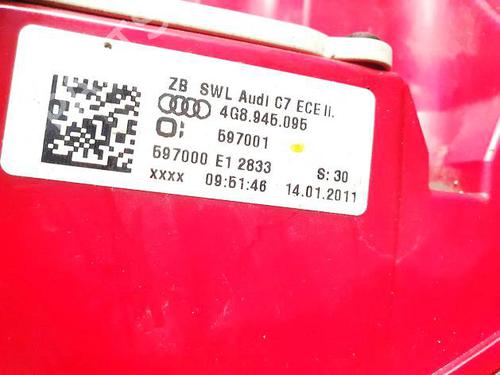 Left taillight AUDI A7 Sportback (4GA, 4GF) 3.0 TDI quattro | BP34860202C34 - Image 2
