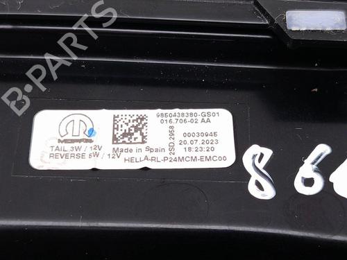 Right tailgate light PEUGEOT 2008 II (UD_, US_, UY_, UJ_, UR_, UC_) 1.2 PureTech 130 (USHNS, URHNS) | BP29615104C80 