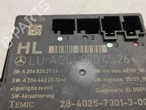 Electronic module MERCEDES-BENZ C-CLASS (W204) C 220 CDI (204.002) | BP28904711M83 