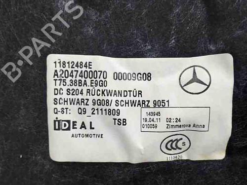 Boot lining MERCEDES-BENZ C-CLASS (W204) C 200 CDI (204.001) | BP28861390I3