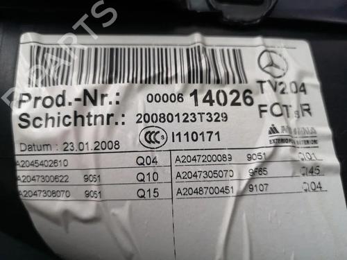 Rear right panel MERCEDES-BENZ C-CLASS (W204) C 220 CDI (204.008) | BP36064515C61 - Image 9