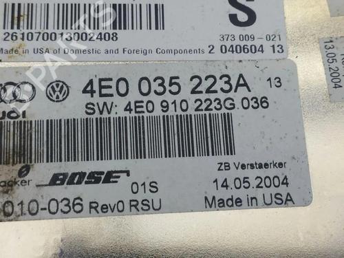 Electronic module AUDI A8 D3 (4E2, 4E8) 3.0 TDI quattro | BP33250858M83 - Image 5