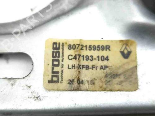 Front left window mechanism RENAULT MEGANE IV Grandtour (K9A/M/N_) 1.2 TCe 130 (K9MR) | BP28880120C22 