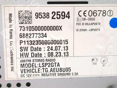 Elektronisk modul CHEVROLET TRAX 1.6 | BP38202097M83 - Image 8