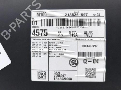 Front left panel AUDI Q4 E-TRON Sportback (F4N) 40 | BP37585918C58 - Image 12