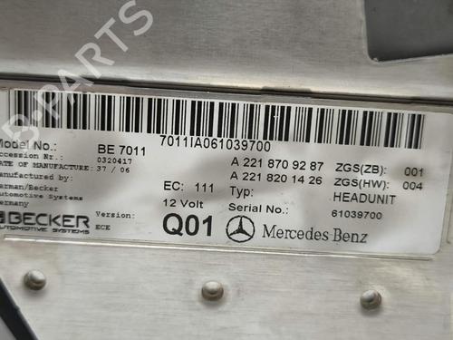 Elektronisk modul MERCEDES-BENZ S-CLASS (W221, V221) S 320 CDI | BP28872705M83 