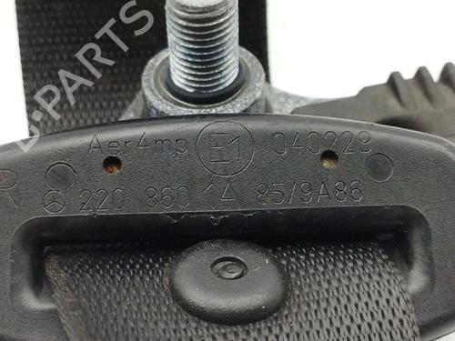 Rear right seatbelt MERCEDES-BENZ S-CLASS (W220, V220) S 320 CDI (220.026, 220.126) | BP28894252I28 