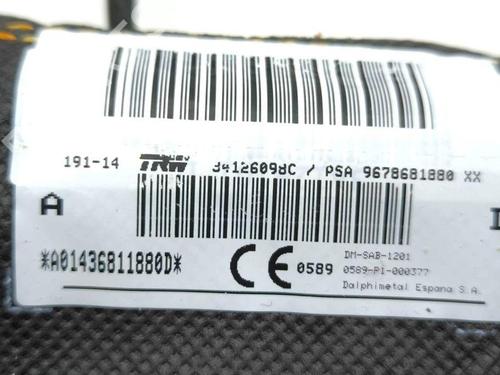 Right seat airbag CITROËN C4 Grand Picasso I (UA_) 1.6 HDi | BP28874360C14 