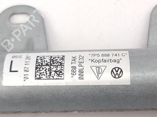 Left curtain airbag PORSCHE CAYENNE (92A) 3.0 Diesel | BP28898140C11 