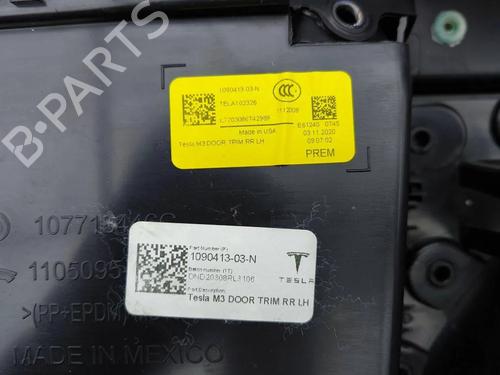 Rear left panel TESLA MODEL 3 (5YJ3) EV | BP33261227C60 - Image 7