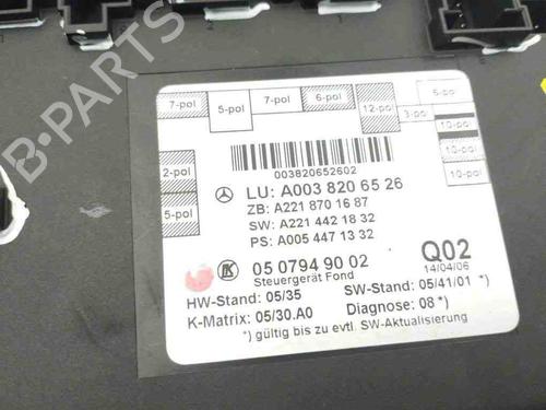 Elektronisk modul MERCEDES-BENZ S-CLASS (W221, V221) S 320 CDI | BP28895822M83 
