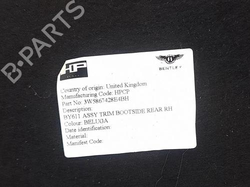 Boot lining BENTLEY CONTINENTAL FLYING SPUR (3W_) 6.0 | BP38241315I3 - Image 4