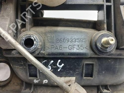 Rear left exterior door handle OPEL ZAFIRA A MPV (T98) 2.2 DTI 16V (F75) | BP28875765C130 