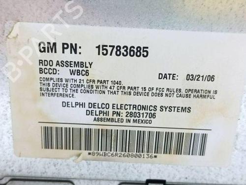 Electronic module SAAB 9-7X 4.2 AWD | BP28858107M83
