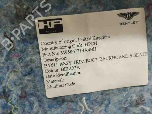 Rear parcel shelf BENTLEY FLYING SPUR (4W_) 6.0 W12 | BP28859386C85 