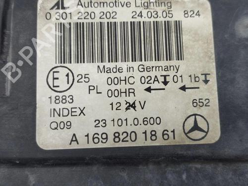 Right headlight MERCEDES-BENZ B-CLASS Sports Tourer (W245) B 180 CDI (245.207) | BP28900146C29 