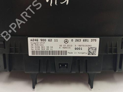Instrument cluster MERCEDES-BENZ B-CLASS Sports Tourer (W246, W242) B 180 CDI / d (246.212) | BP28893647C47 