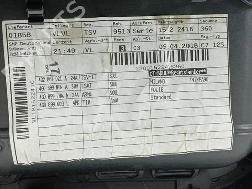 Front left panel AUDI A6 C7 Avant (4G5, 4GD) 1.8 TFSI | BP38247323C58  - Image 6