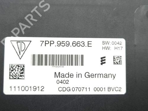 Electronic module PORSCHE CAYENNE (92A) 3.0 Diesel | BP38501280M83  - Image 8