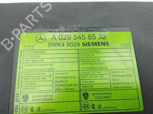 Electronic module MERCEDES-BENZ S-CLASS (W220, V220) S 320 CDI (220.026, 220.126) | BP28872341M83 