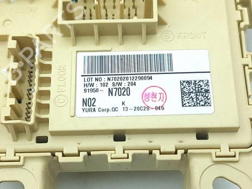 Fuse box HYUNDAI TUCSON (NX4E, NX4A) 1.6 T-GDi Hybrid | BP38278720E1 - Image 3