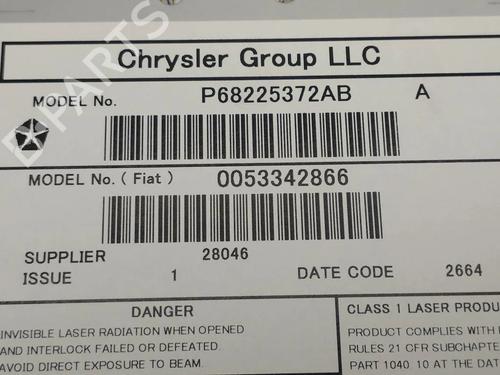 Electronic module JEEP CHEROKEE (KL) 2.0 CRD 4x4 | BP36207855M83 - Image 2