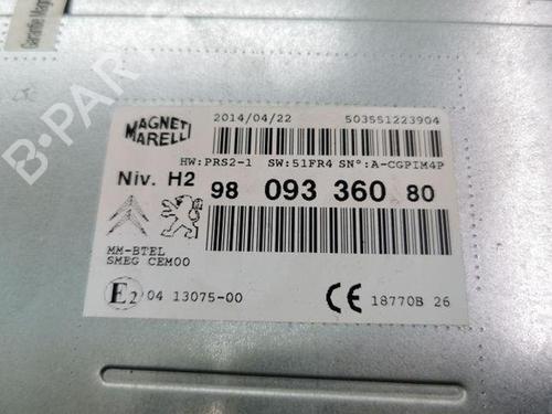 Elektronisk modul PEUGEOT 308 SW I (4E_, 4H_) 1.6 HDi (109 hp) 28871212