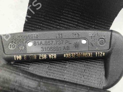 Rear right seatbelt AUDI A1 Sportback (8XA, 8XF) 1.0 TFSI | BP28901469I28