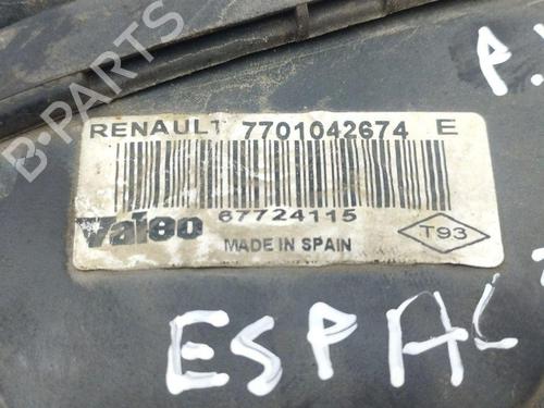 Left front fog light RENAULT ESPACE III (JE0_) 2.0 (JE0A) | BP28874863C30 