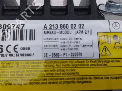 Passenger airbag MERCEDES-BENZ E-CLASS (W213) E 220 d (213.004) | BP28901617C10 