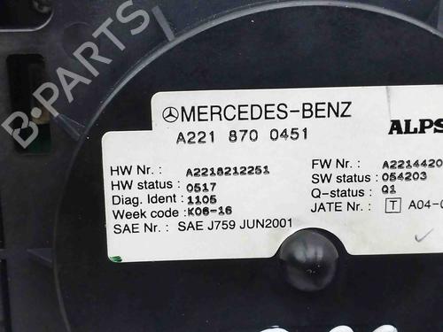 Switch MERCEDES-BENZ S-CLASS (W221, V221) S 320 CDI | BP28872727I30 