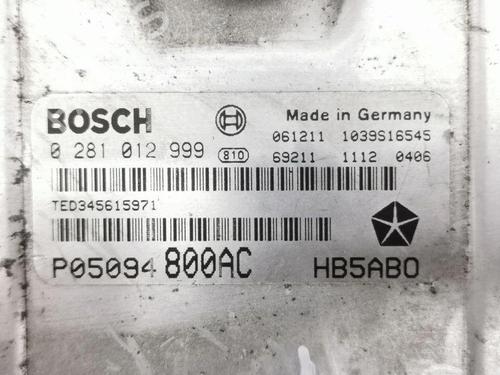 Engine control unit (ECU) CHRYSLER VOYAGER IV (RG, RS) 2.8 CRD | BP28886479M57