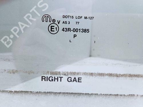 Rear right door window CHRYSLER VOYAGER IV (RG, RS) 2.8 CRD | BP28890653C21 