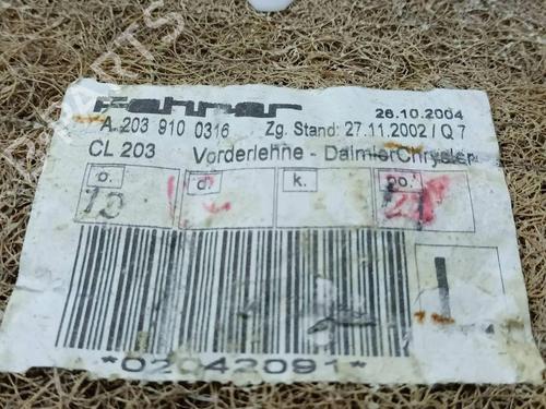 Left front seat MERCEDES-BENZ C-CLASS (W203) C 320 CDI (203.020) | BP33924726C15  - Image 6