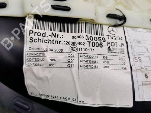 Rear right panel MERCEDES-BENZ C-CLASS (W204) C 220 CDI (204.008) | BP28852422C61 