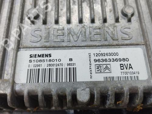 Engine control unit (ECU) PEUGEOT 406 (8B) 1.6 | BP28891502M57