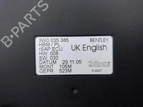 Electronic module BENTLEY CONTINENTAL FLYING SPUR (3W_) 6.0 | BP37445974M83 - Image 9