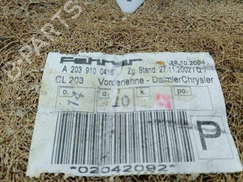 Right front seat MERCEDES-BENZ C-CLASS (W203) C 220 CDI (203.006, 203.008) | BP28841559C16 