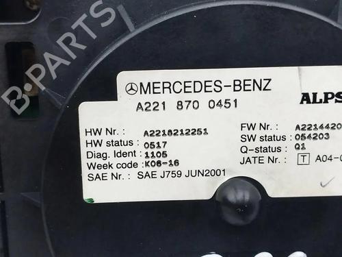 Electronic module MERCEDES-BENZ S-CLASS (W221, V221) S 320 CDI (221.022, 221.122) | BP33920834M83  - Image 7