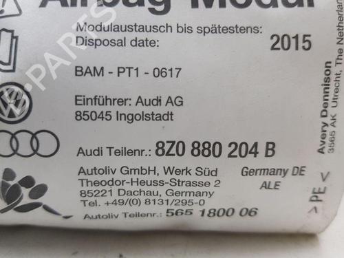 Passenger airbag AUDI A2 (8Z0) 1.4 TDI | BP28891350C10 