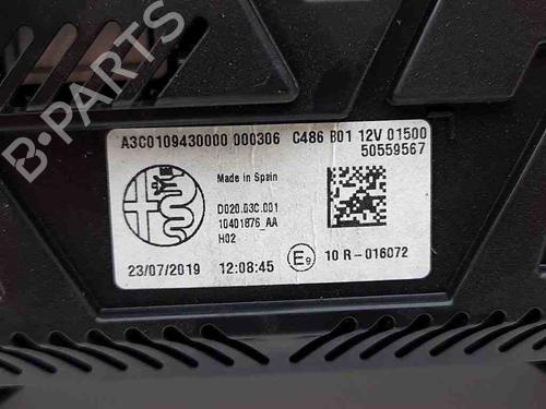 Instrument cluster ALFA ROMEO GIULIA (952_) 2.0 (952ACA25) | BP28883139C47