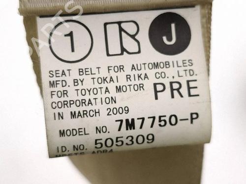 Front right seatbelt LEXUS IS C (GSE2_) 250 (GSE20) | BP37586160I25  - Image 7