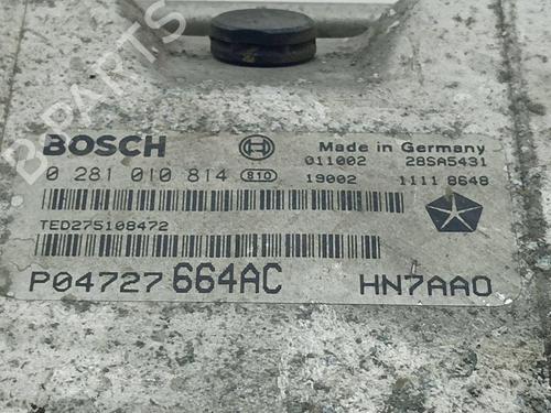 Engine control unit (ECU) CHRYSLER VOYAGER IV (RG, RS) 2.8 CRD | BP28895718M57